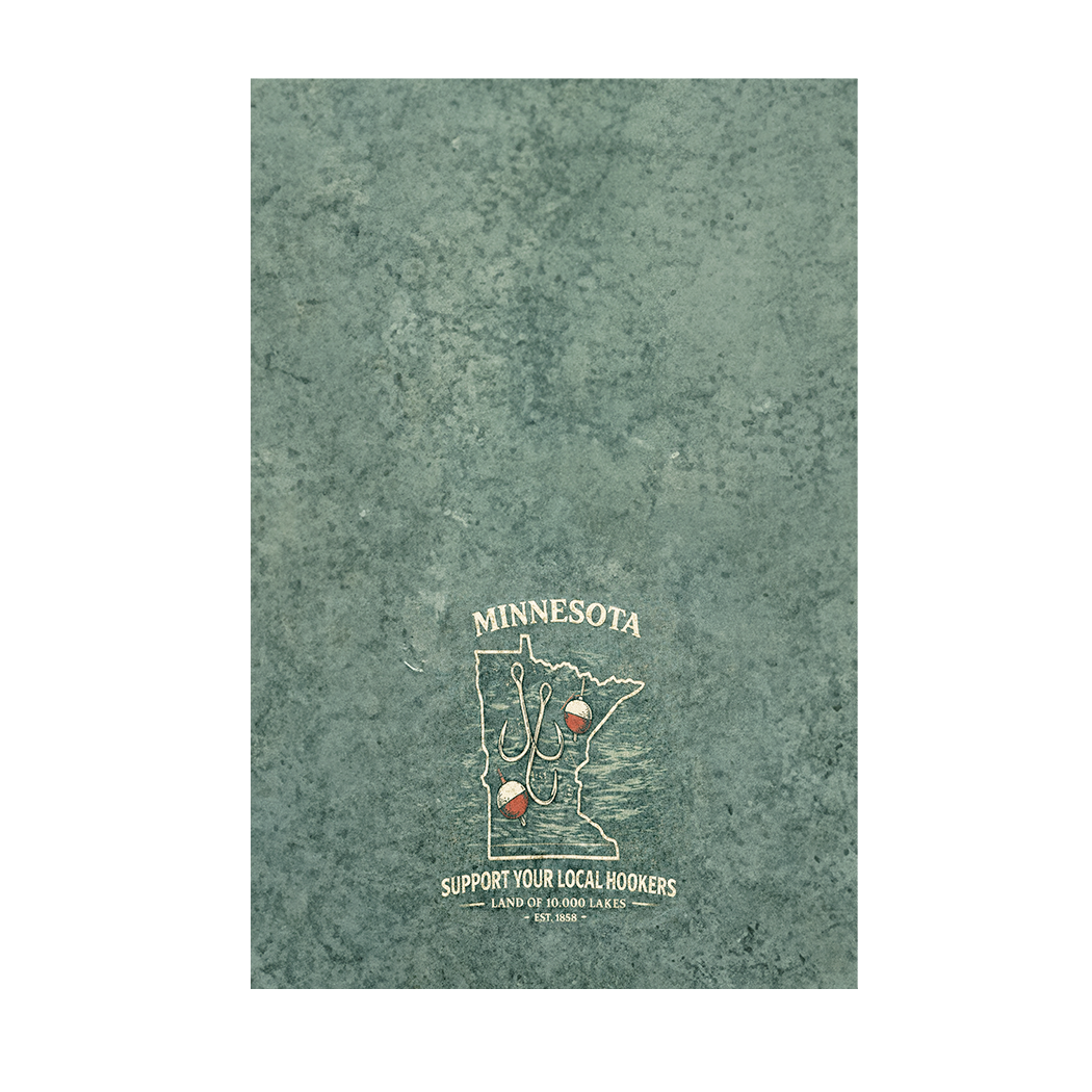 Minnesota Support Your Local Hookers Funny Waffle Towel