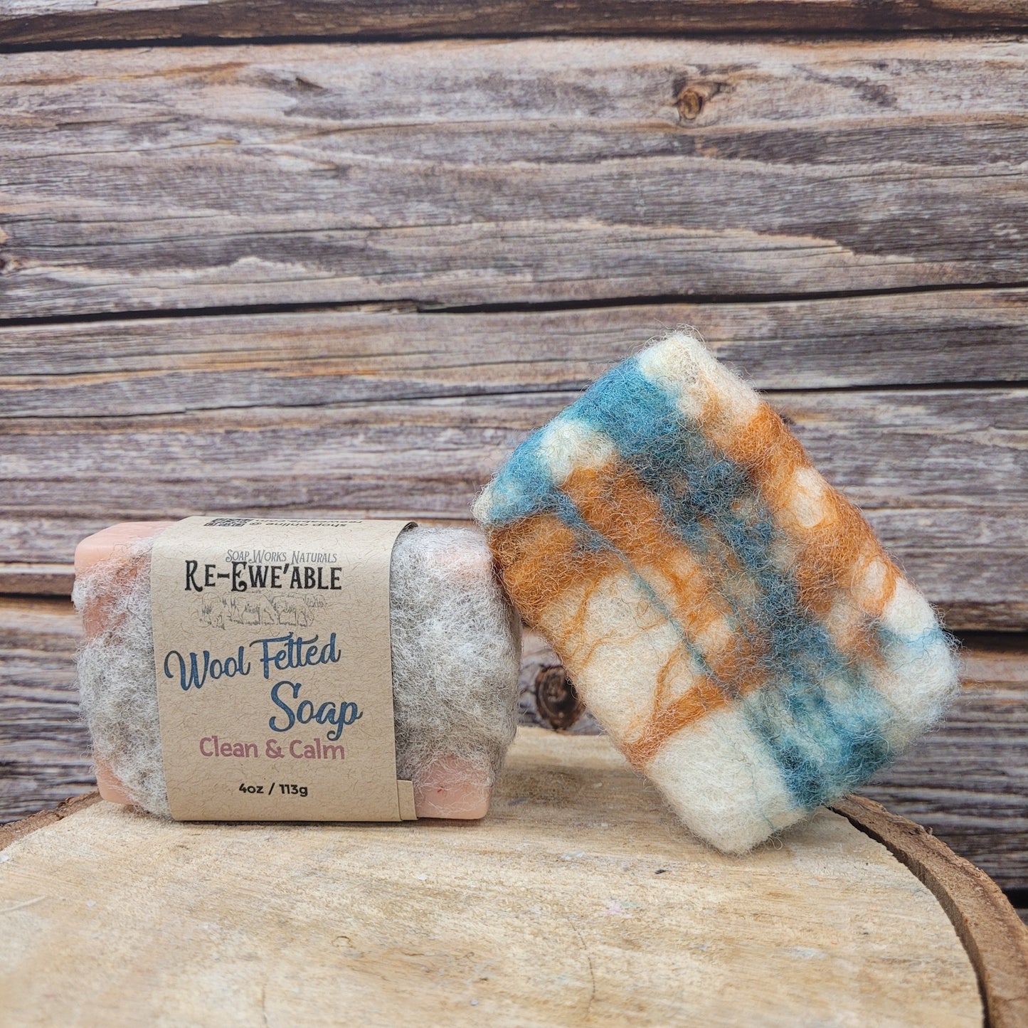 Wool Felted Soap