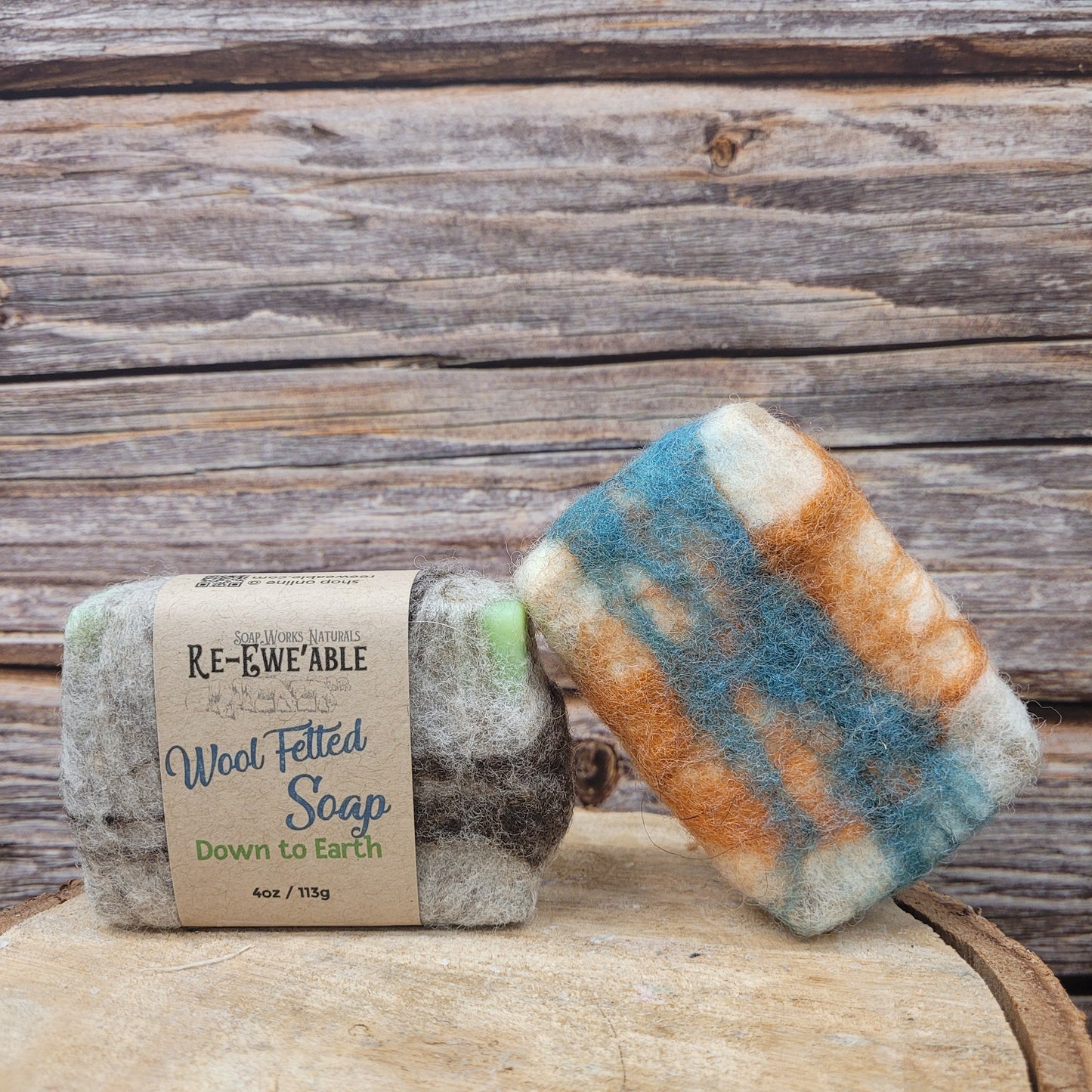 Wool Felted Soap