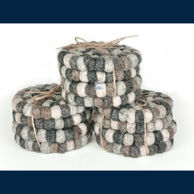 Felt Ball Coasters