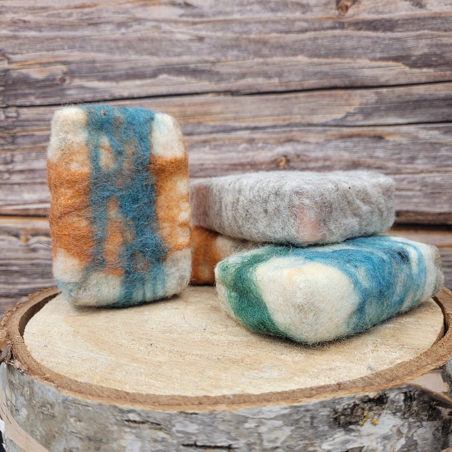 Wool Felted Soap