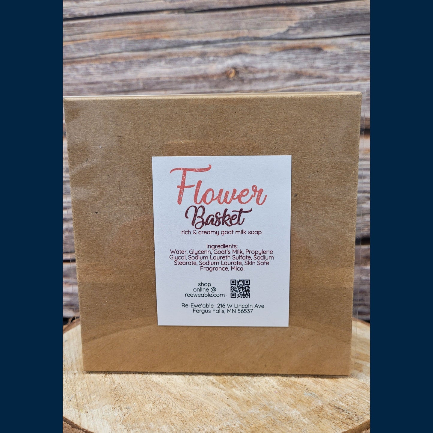 Flower Basket Goat Milk Soaps