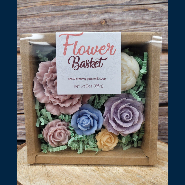 Flower Basket Goat Milk Soaps