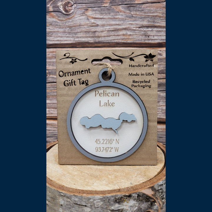 Ornament/Tag - Lakes & Minnesota