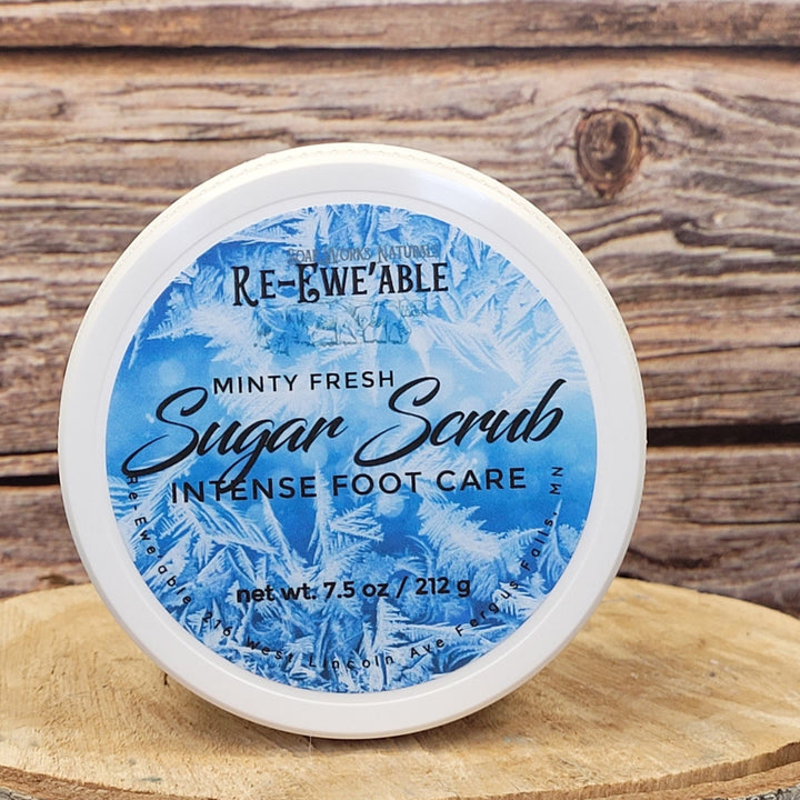 Minty Fresh Sugar Scrub - Foot Care