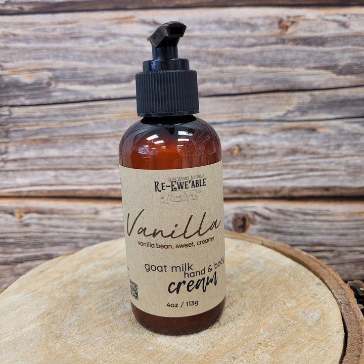 Vanilla - Goat Milk Hand & Body Cream