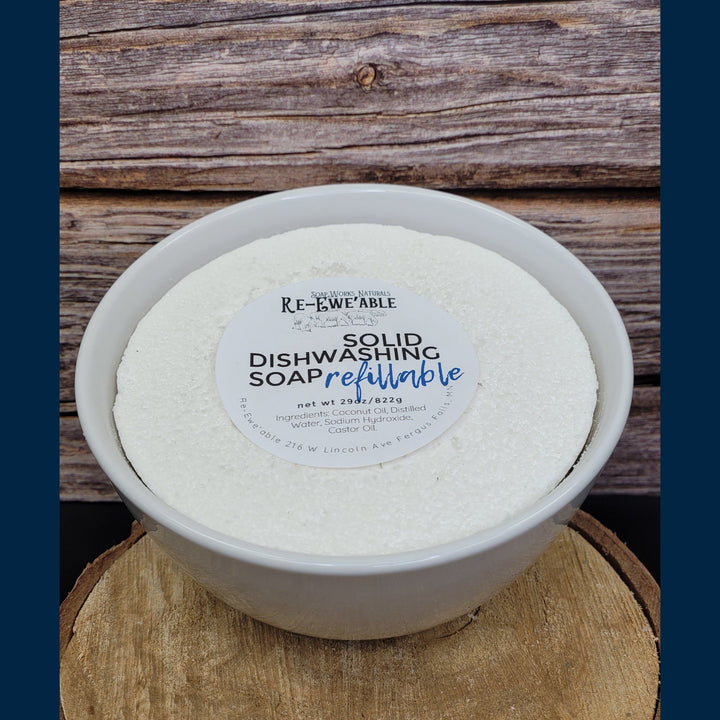 BIG Solid Dish Soap Bowl