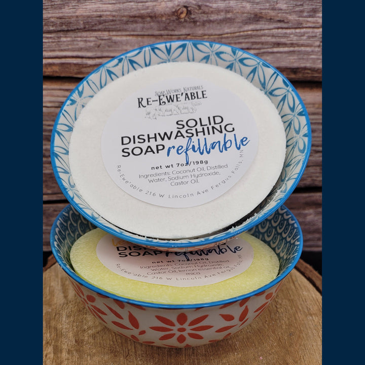 Solid Dish Soap Bowl