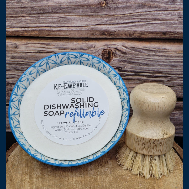 Solid Dish Soap & Scrub Set