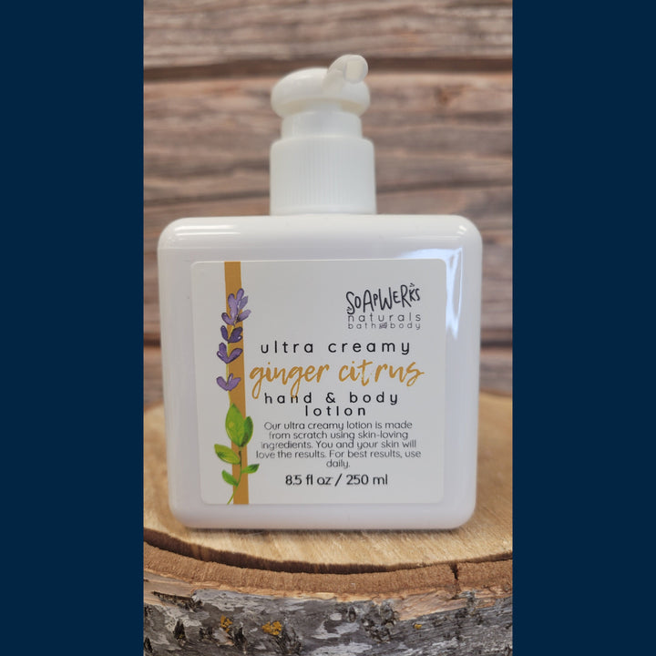 Ginger Citrus Ultra Creamy Hand and Body Lotion