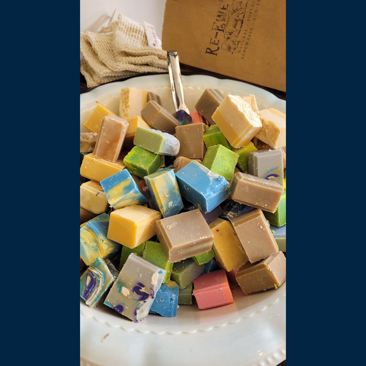 Soap Scrap Chunks, per 2 oz