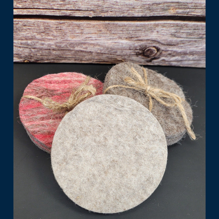 Wool Car Coasters