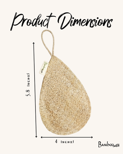 Large Exfoliating Loofah | Teardrop | Skin Care Bestseller