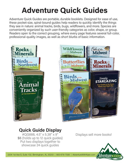 AdventureKEEN - Animal Tracks of Midwest Quick Guide