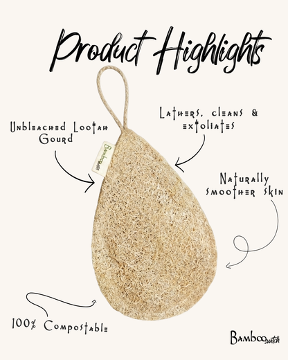Large Exfoliating Loofah | Teardrop | Skin Care Bestseller