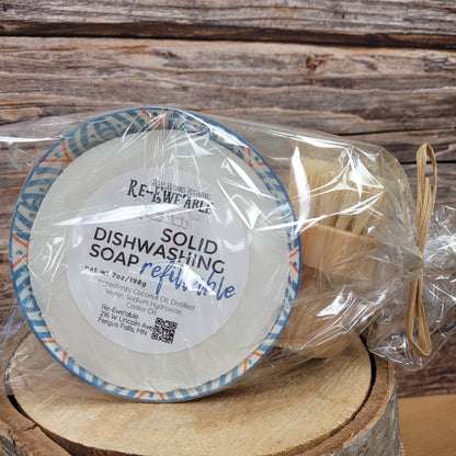 Solid Dish Soap & Scrub Set