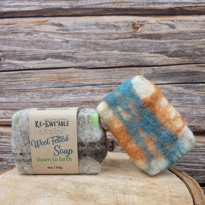Wool Felted Soap