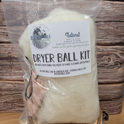 DIY Wool Dryer Ball Making Kit