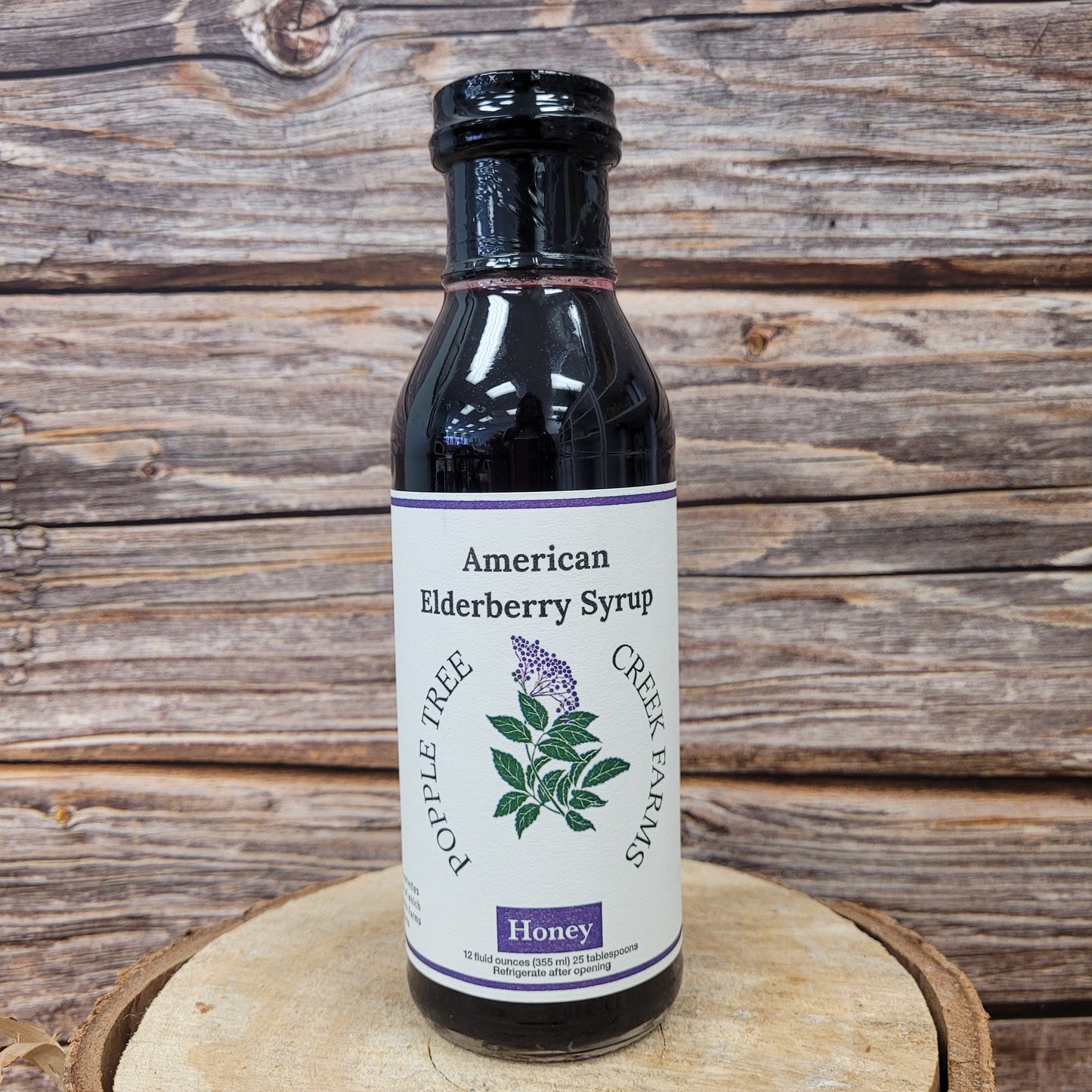 Elderberry Syrup - Honey - Popple Tree Creek Farms