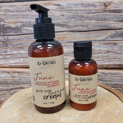 June - Goat Milk Hand & Body Cream