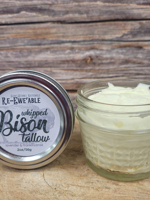 Fluffy Cow Bison Tallow - Whipped 2oz
