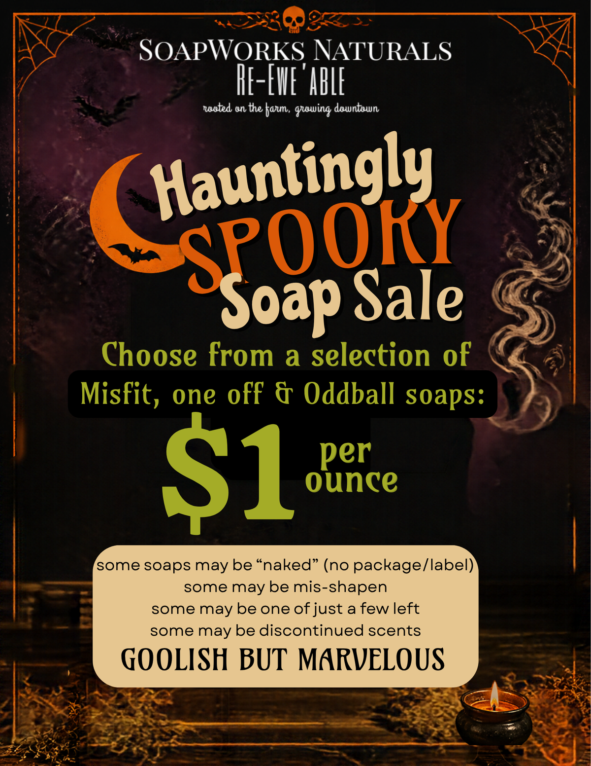$1 per Oz - SOAP SALE