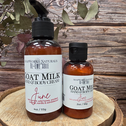 June - Goat Milk Hand & Body Cream