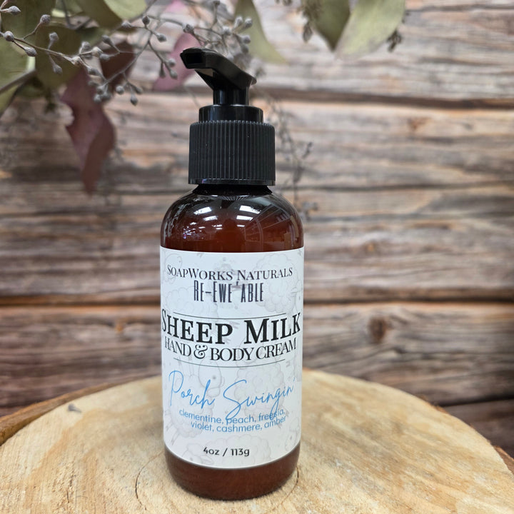 Porch Swingin' - Sheep Milk Hand & Body Cream