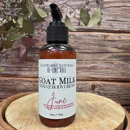June - Goat Milk Hand & Body Cream