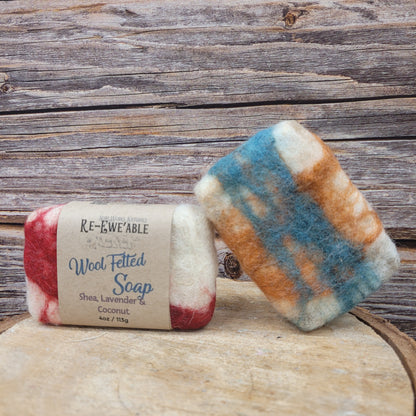 Wool Felted Soap