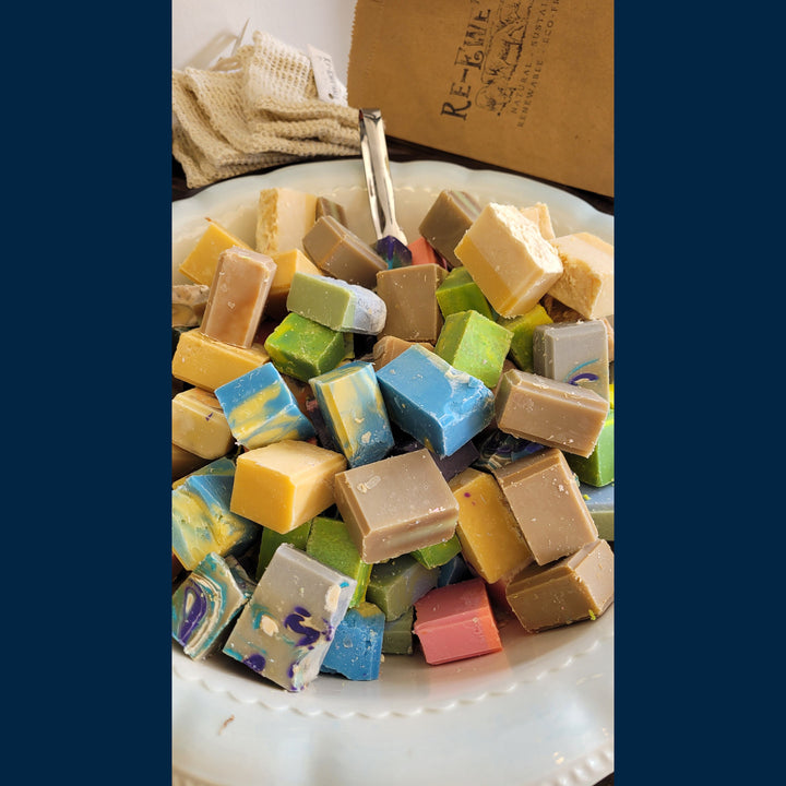Soap Scrap Chunks, per 2 oz